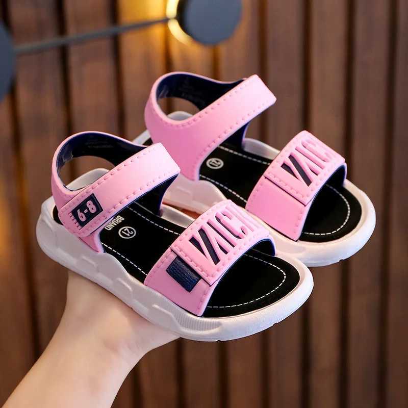 Summer Boys Girls Sandals Children Antiskid Wearproof Beach Sandals Cartoon Infant Toddler Shoes Soft Sole Kids Student Shoes R250707