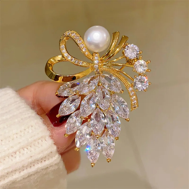 1pc Chic Ribbon Bow Brooch for Men Women Fashion Bowknot Brooches Pins Jewelry Accessories Party Gifts 2025 250625