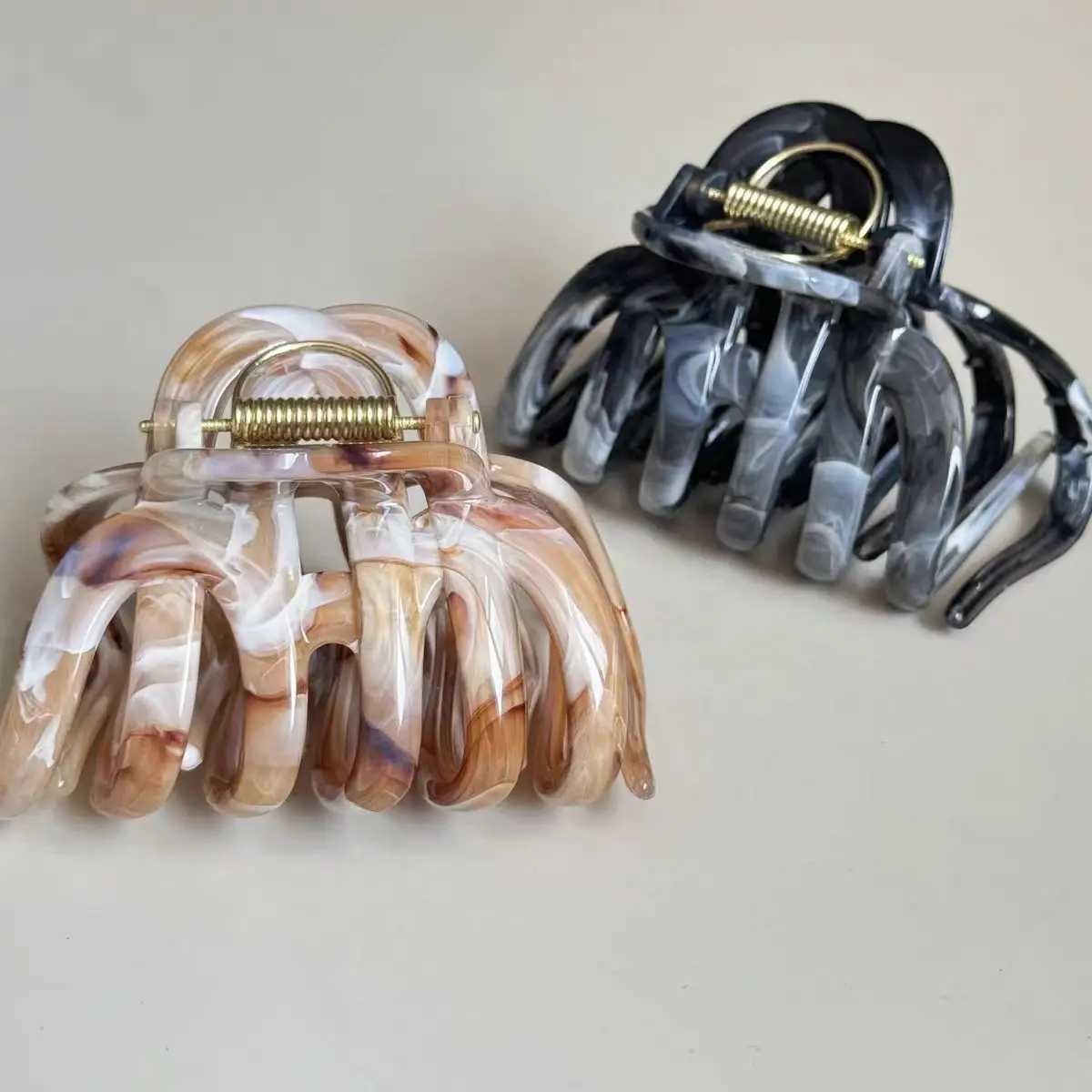 New Design French Style Pumpkin Hair Claw For Women Sweet Hair Ornament Headband Lady Hair Claw Clip Fashion Hair Accessories Z250707