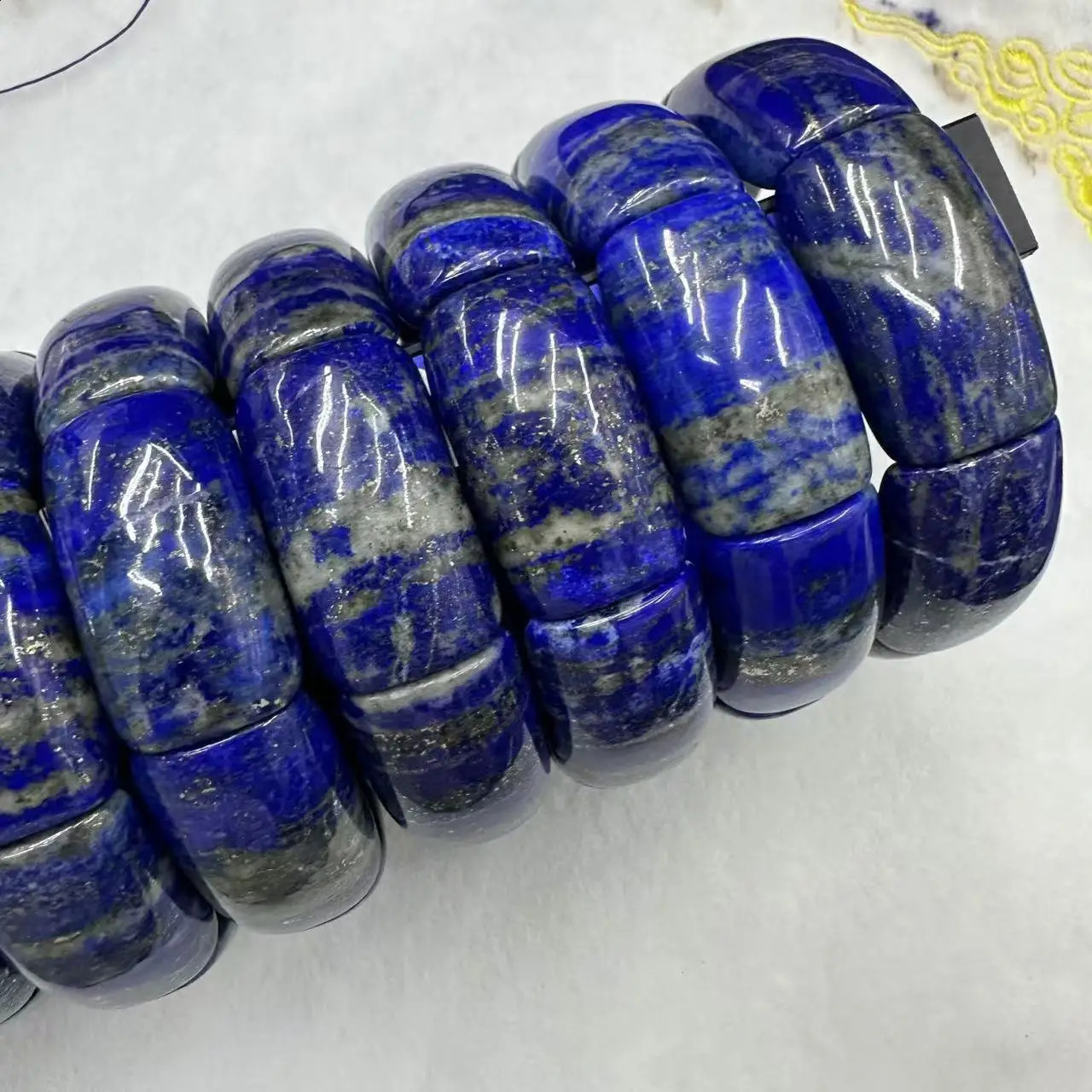 Special Quality Lapis Lazuli Stone Beads Bracelet Natural Gemstone Jewelry Bangle for Men Women Gift Wholesale ! 250707