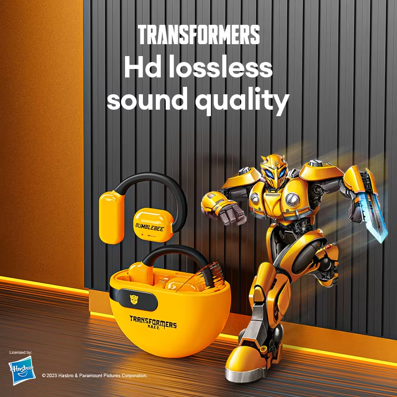 TRANSFORMERS Wireless Bluetooth Headphones Hi-Fi Stereo Noise Reduction OWS Earbuds Long Endurance Gaming Sports Earphone TF-T09