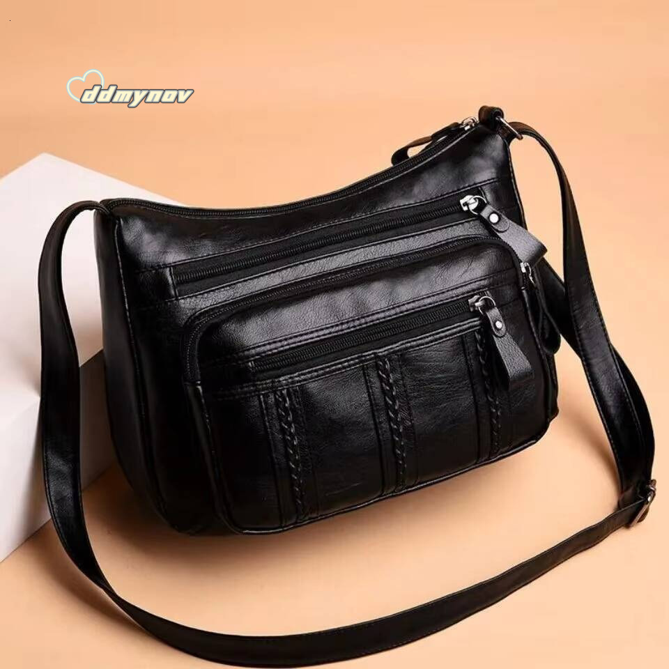 2024 New Middle-aged WOMENS Lightweight, Multi-layered, Large-capacity MOTHERS Crossbody Elderly Bag, Shoulder ddmynov