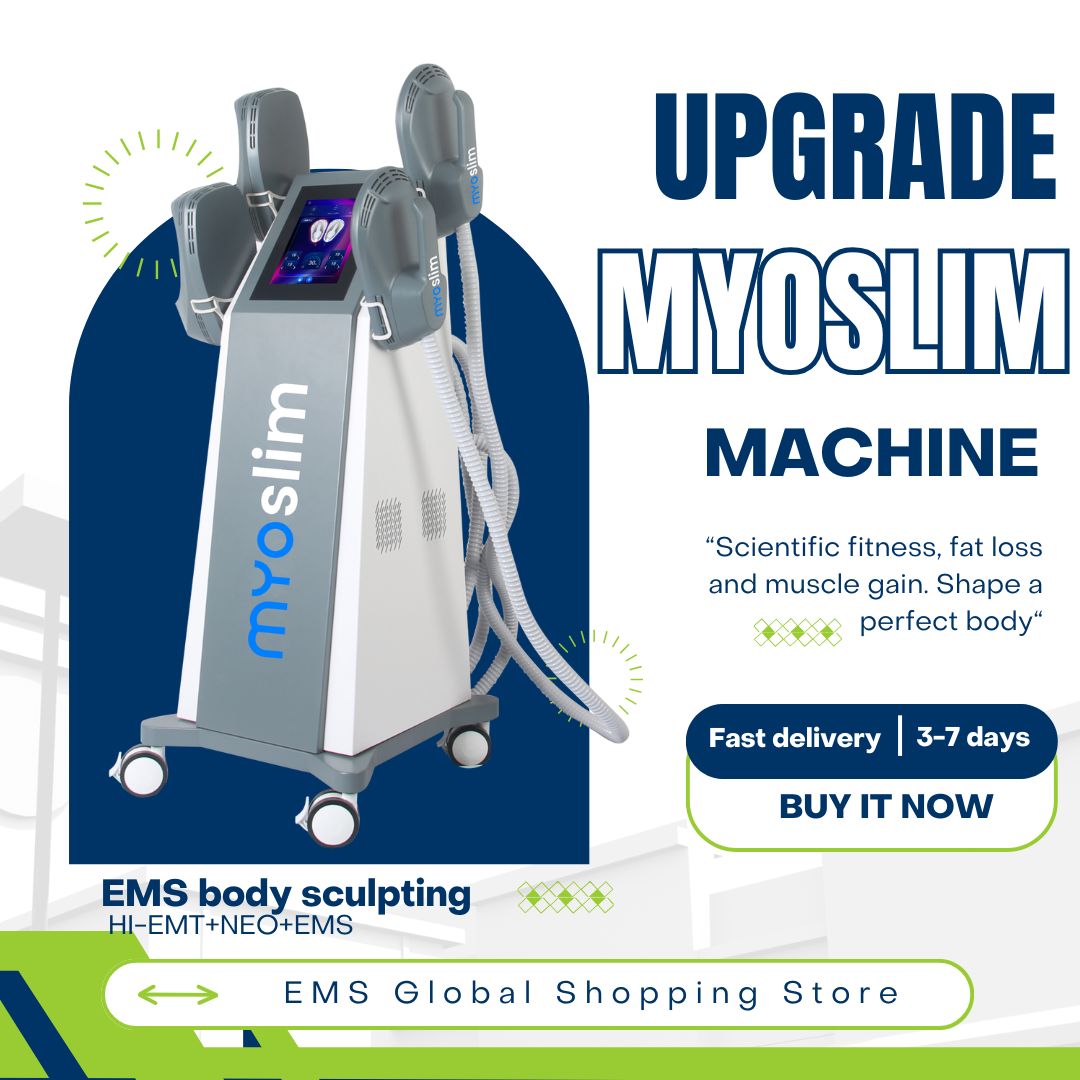 EMS Body Slimming Machine Myoslim With Radio Frequency For Professional Spa Fat Burning and Body Contouring For Women and Men