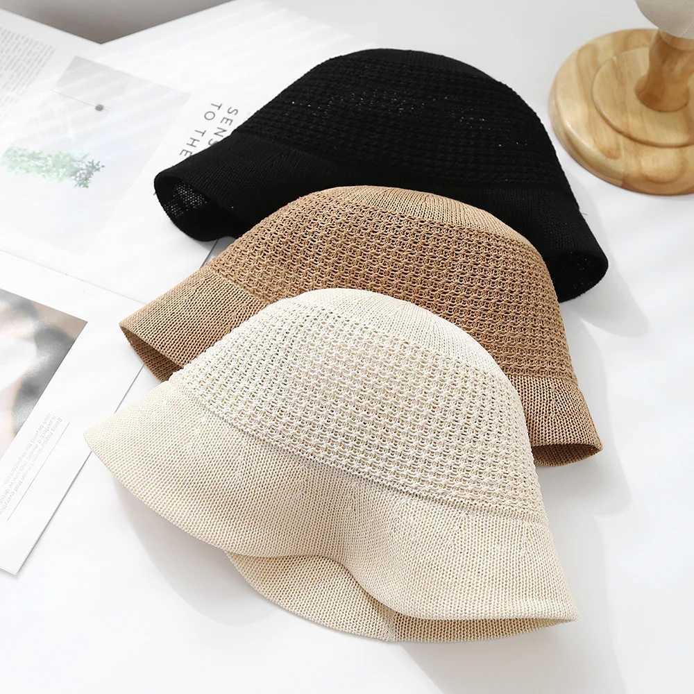 Womens Summer Bucket Hat Sun Protection Wide Brim Lightweight Breathable Foldable Fisherman Cap For Beach Outdoor Travel Y250707