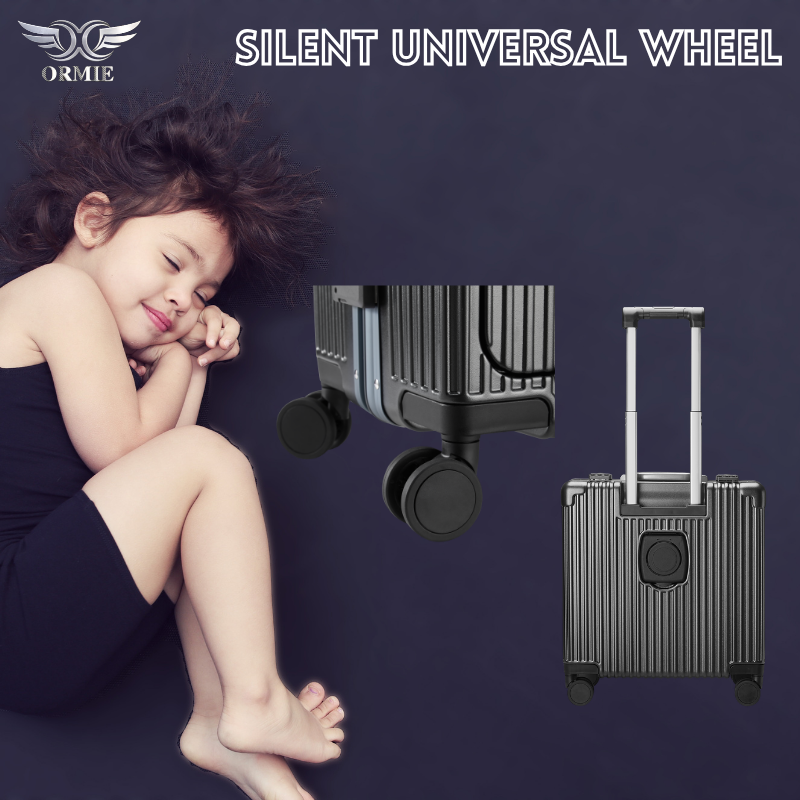 Ergonomic Design Rollaway with Soft-Silence Casters All-Terrain Compatible Large Capacity Backpack