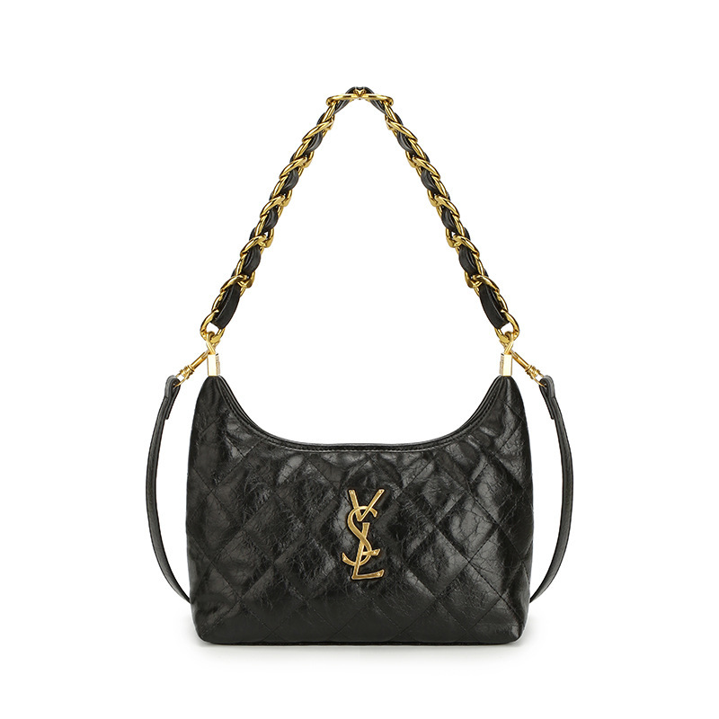 Designer 2025 New Small Chanel Style Diamond Chain Underarm for Women Korean Fashion Versatile Large Shoulder Crossbody Luxury Women's Bag