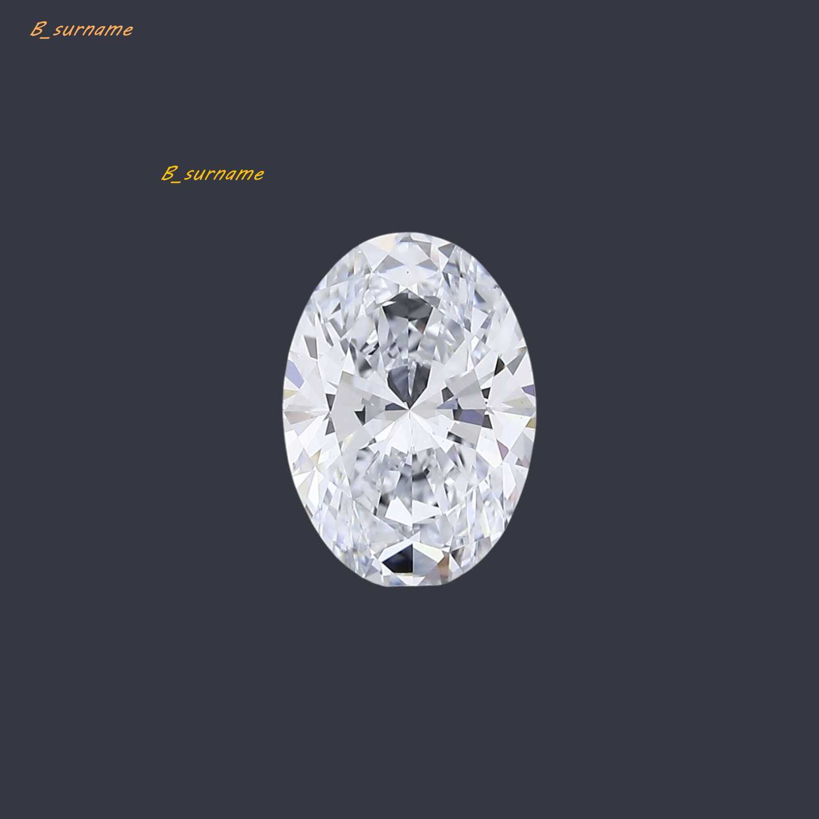Wholesale IGI Certified Lab Grown Brilliant Cut Oval Diamond 5.00ct Cvd/hpht E/VS1 Lab Created Diamond for Jewelry