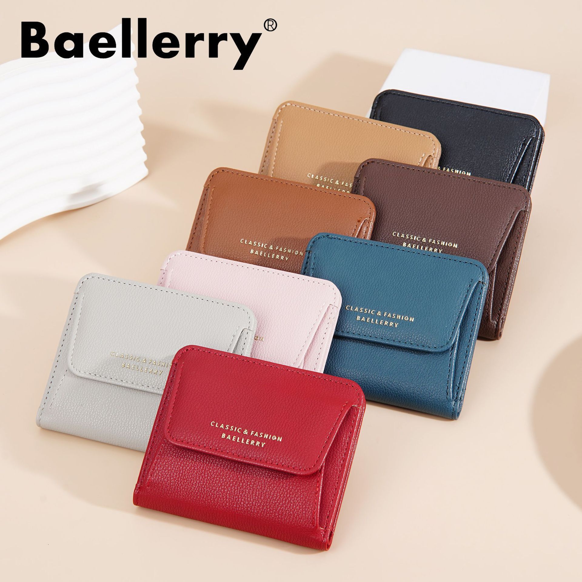 Designer New Japanese Short Student High-end Ins Style Coin Purse Mini Wallet Women's Light Luxury Bag