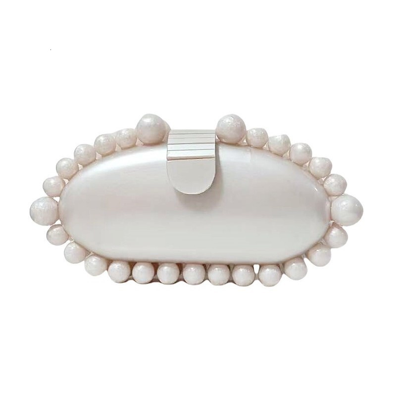 Cross border export evening dress lucky trend bag acrylic bead bag shell wealth bag designer trend bag women s handbag shoulder bag