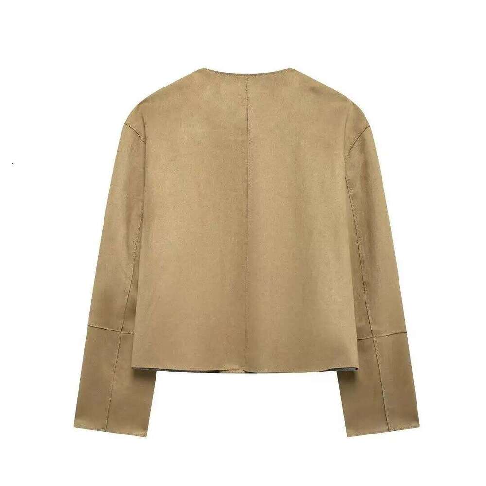 MUJER 2025 Suede Varsity Bomber for Women New in Coats and Jackets Woman Long Sleeve Women's Winter Jacket