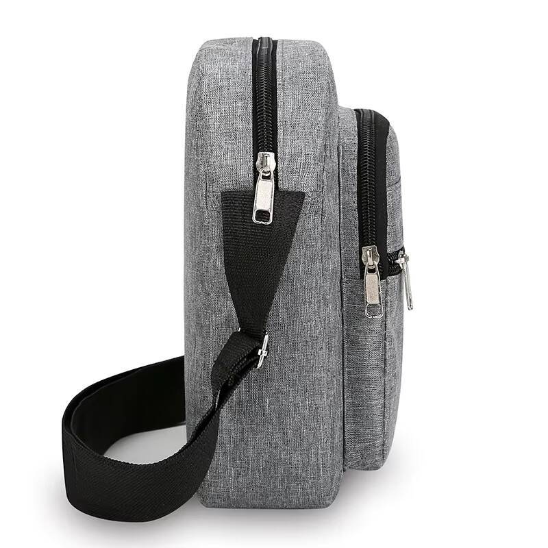 New Men Crossbody Mens Shoulder Boy Messenger Bags Man Handbags for Travel Casual Large Satchel Grey ddmynov