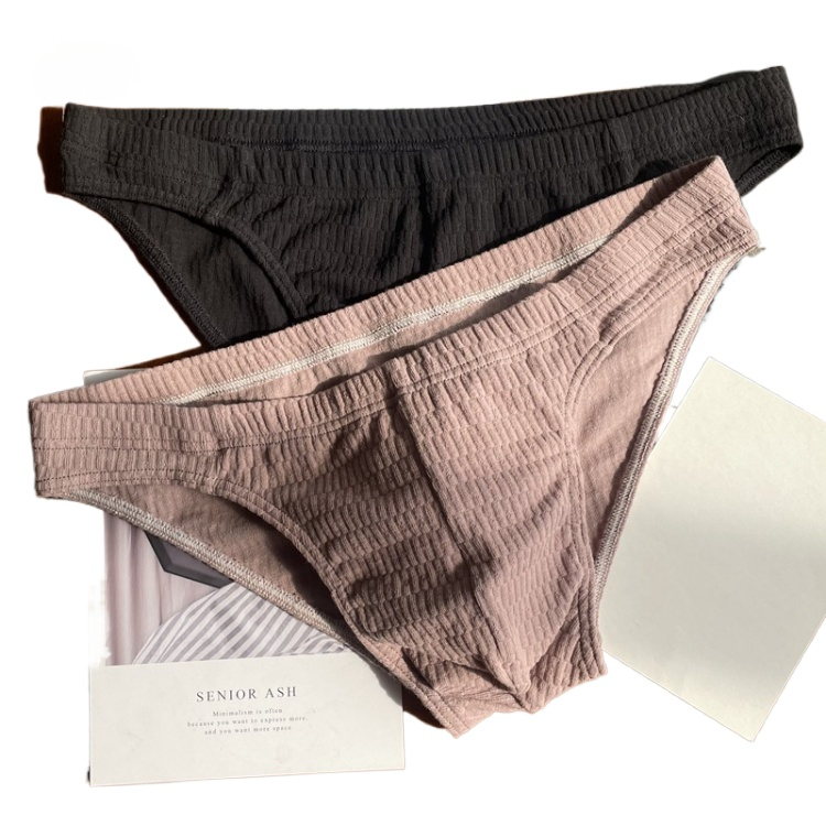 UpUns Mens Pure Cotton Briefs Soft Breathable Solid Color Panties Sexy Shorts Wholesale Support Sample Free Shipping