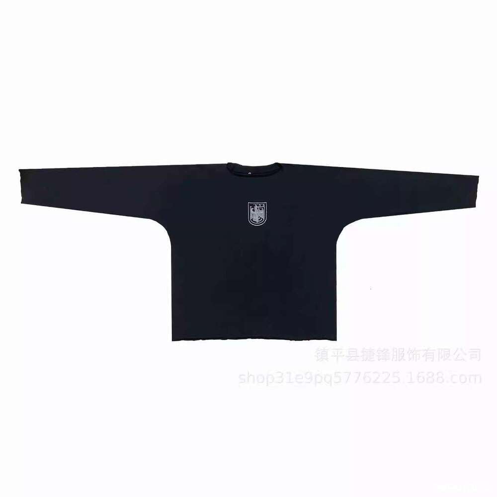 25SS New American Style Hip-Hop Loose Casual High Street Unisex Letter Print Long Sleeve Couple T-Shirt