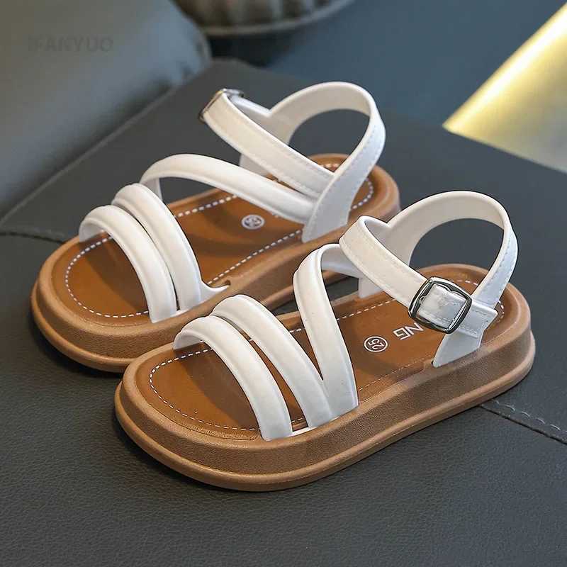 1-10Y Baby Girls Sandals Summer Childrens New Cool Fashion Princess Cute Versatile Shoes for Students Flat Sandals Casual Shoes z250708HCZ4