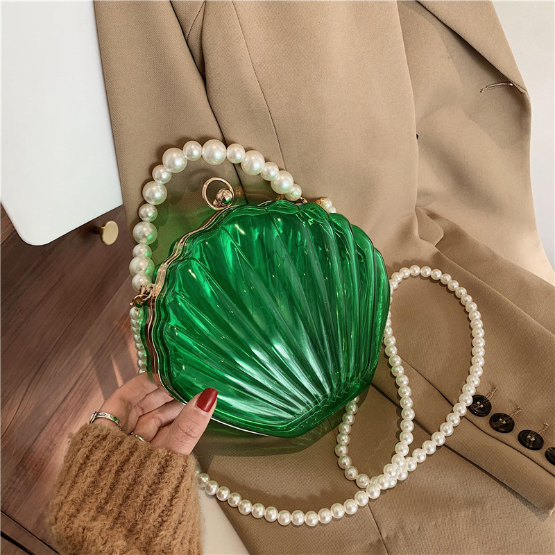 This year s popular lucky bag transparent trend shoulder crossbody bag wealth bag designer bag trend pearl women s handbag