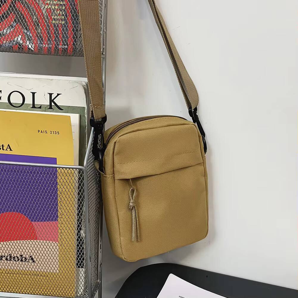 New Oxford Womens Crossbody Small Shoulder Handbags for Men Korean Solid Color Students Phone Mini Messenger Bags ddmynov