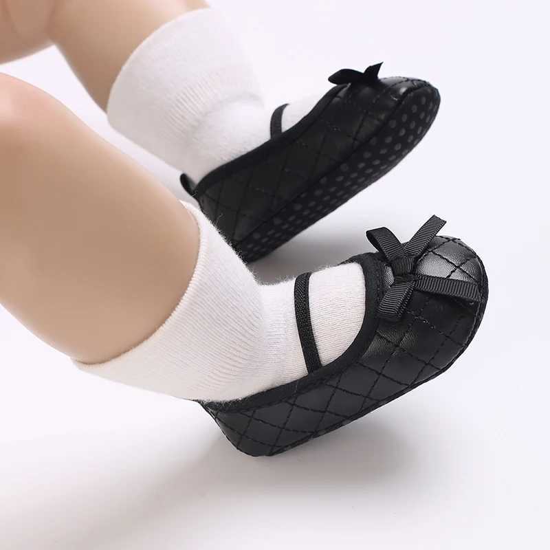 Girls Mary Jane Flats with Bow Detail Soft Non-Slip Sole Casual Princess Shoes for Spring/Autumn R250707