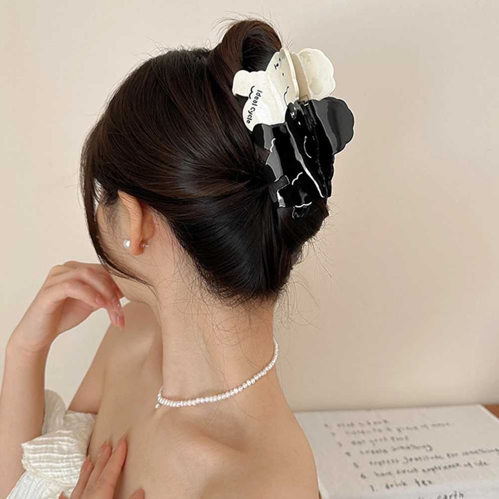 Cute Acetate Speckle Teddy Dog Animal Crab Hair Claw Clip For Women Girls Creative Funny Hairpin Barrettes Hair Accessories Z250707