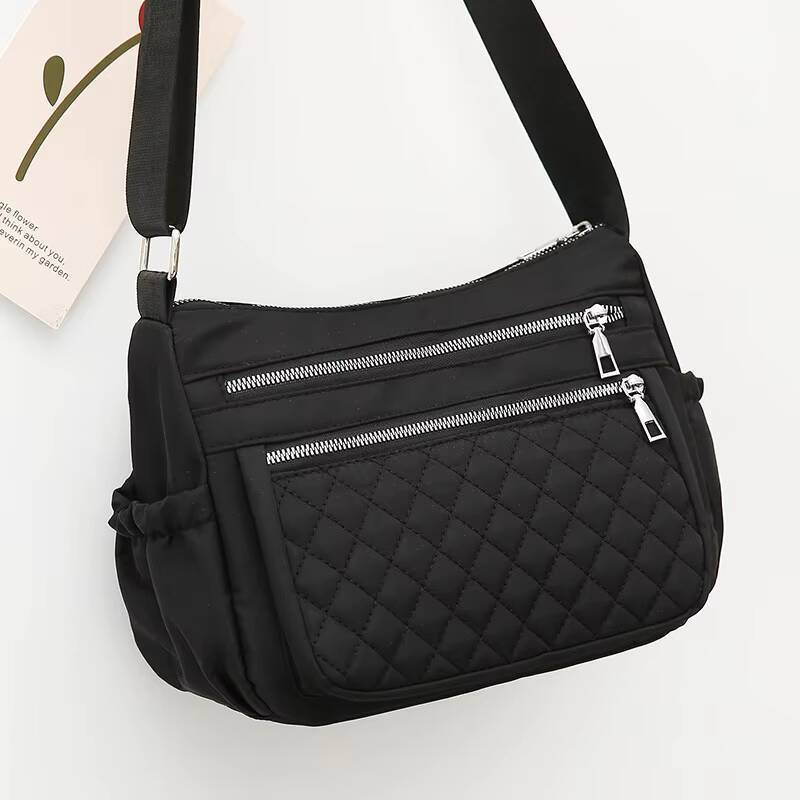 Yogodlns Women Nylon Shoulder Waterproof Multi-pocket Zipper Ladies Travel Messenger Bag For Designer Bolsa Feminina ddmynov