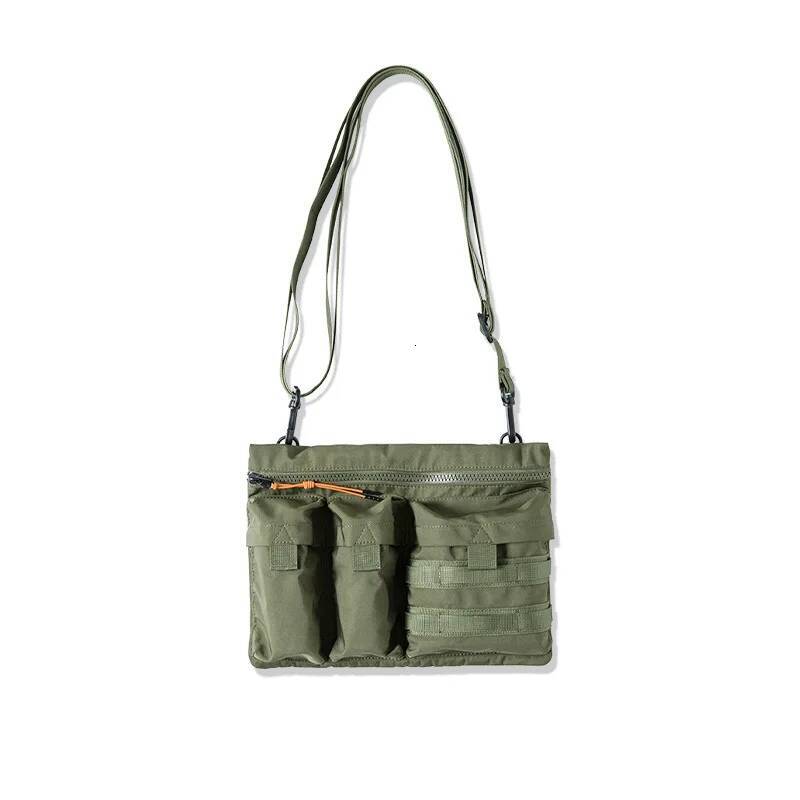 New Men Nylon Crossbody Multifunctional Solid Casual Zipper Bags Fashion Single Shoulder Travel Unisex Messenger Bag high-quality