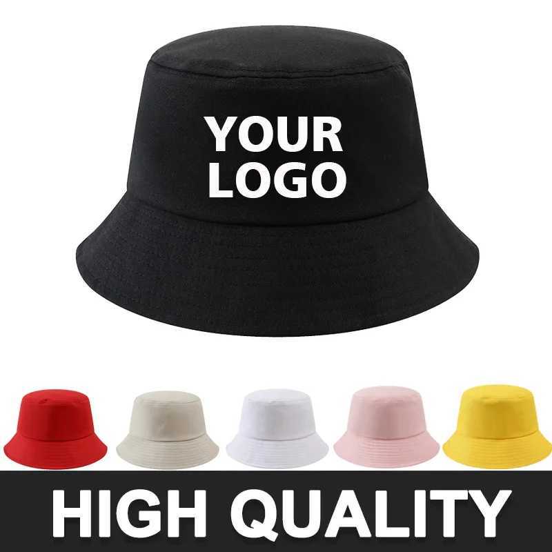 Custom DIY Bucket Hat for Men Women Summer Sun Hat Fishing Hat Panama Fold Outdoor Fisherman Hat Designer Cap Men Y250707