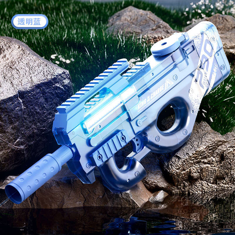 Automatic P90 Toy with Flashing Lights AUG Large Electric Repeating Water Spray Gun