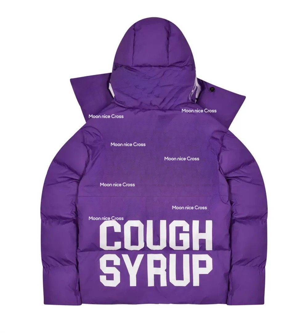 Men's Hoodies 2025 European And American Trendy That's A Awful Lot Of Cough Syrup Sports Leisure Hoodie High Street Thirt Sleeved High Quality Casual Sweatpants 9e3