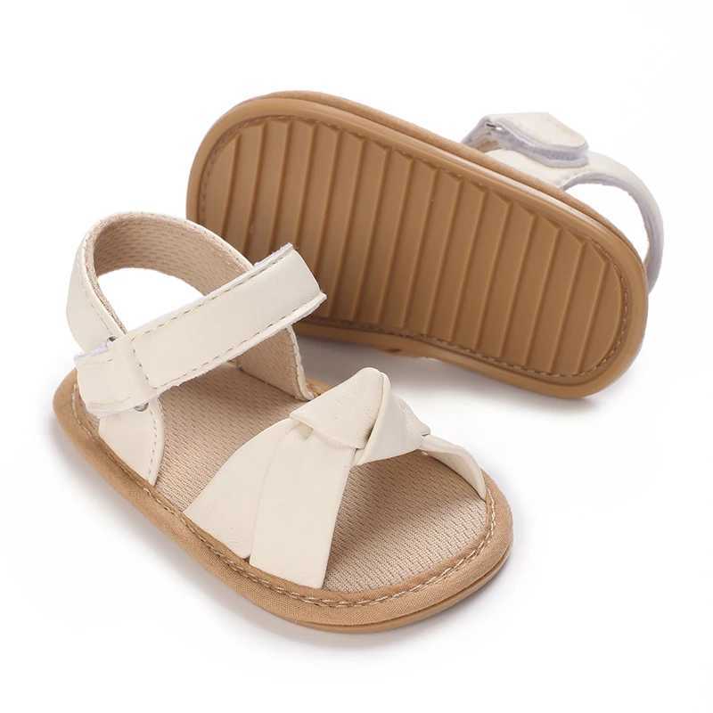 Infant Baby Girl Boy Sandals Comfort Premium Summer Outdoor Casual Beach Shoes with Flower Bowknot Anti-Slip Rubber Sole Newborn R250707