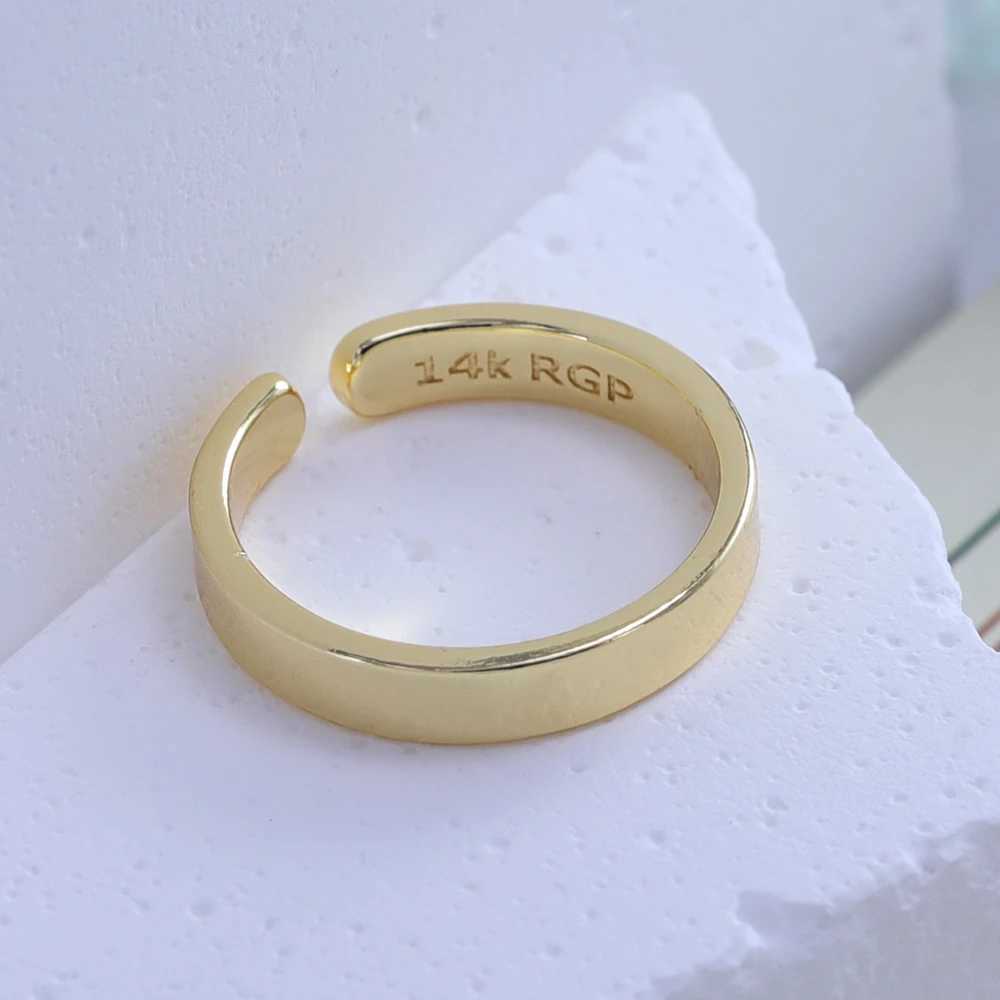 VENTFILLE 925 Sterling Silver 14K Gold Geometry Ring for Women Girl Minimalism High Quality Punk Classic Jewelry Gift Dropship XJ250707