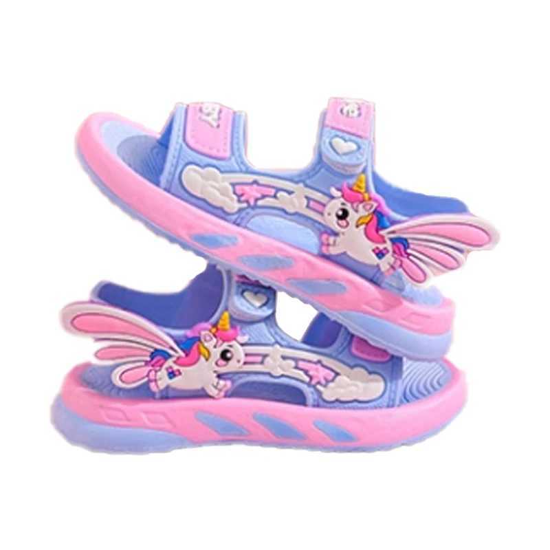 Girls Sandals Summer New Cute Princess Sandals Beach Shoes Soft Sole Girls Sports Children Sandals z250708IQ2N