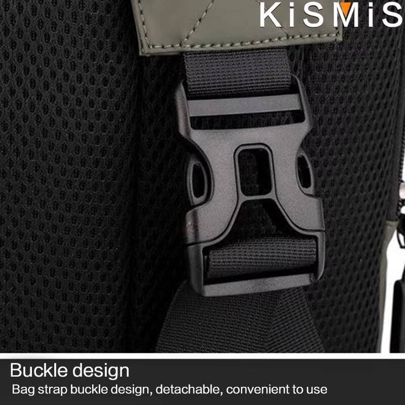 KISMIS Mens Multifunction Messenger Bag Shoulder Cloth Chest Bags Crossbody Casual Man USB Charging Handbag ddmynov