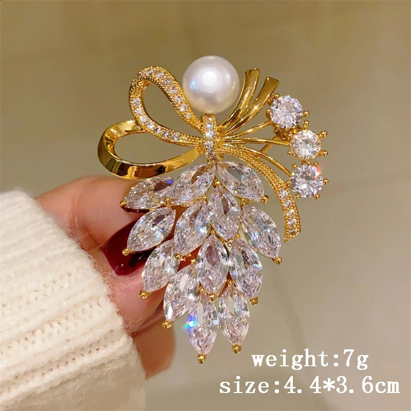 1pc Chic Ribbon Bow Brooch for Men Women Fashion Bowknot Brooches Pins Jewelry Accessories Party Gifts 2025 250625