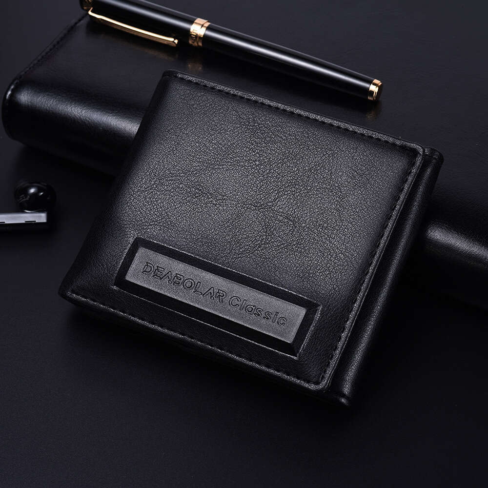Men's Horizontal Short Wallet 70% off Business Youth Multi-Card Slot Coin Purse Driver's License Card Holder wallet designer mens wallet wal