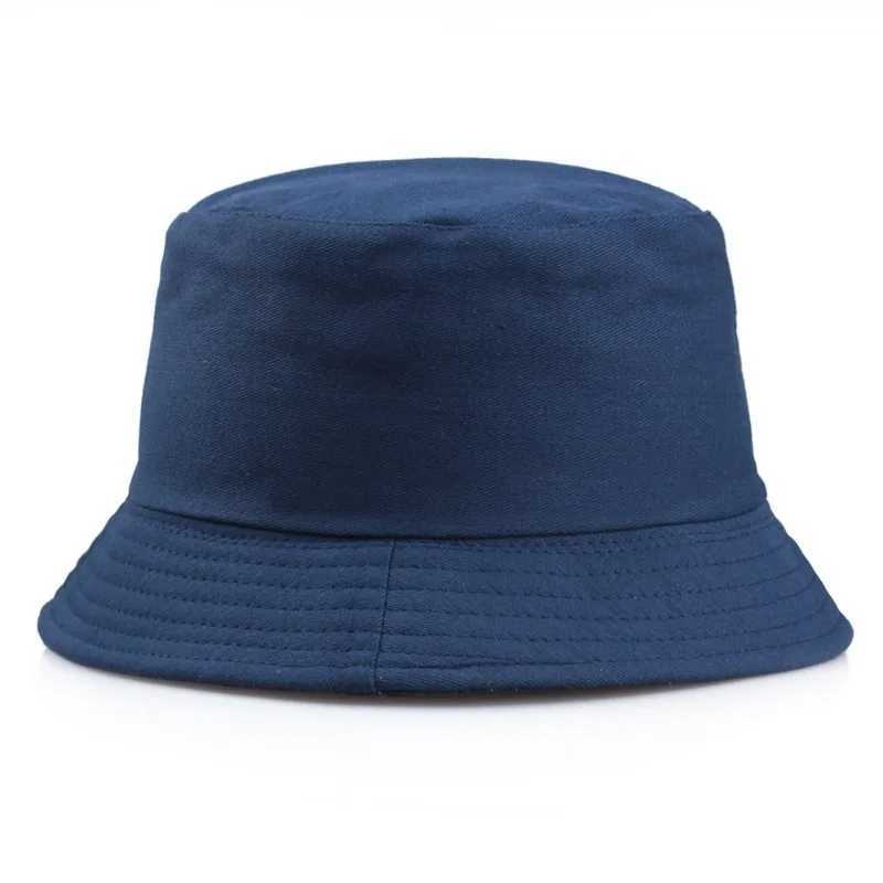 Custom Pure Cotton Four Seasons Solid Color Bucket Hat Embroidery Print Diy Sunshade Men and Women Panama Bob Cap Gorras Y250707