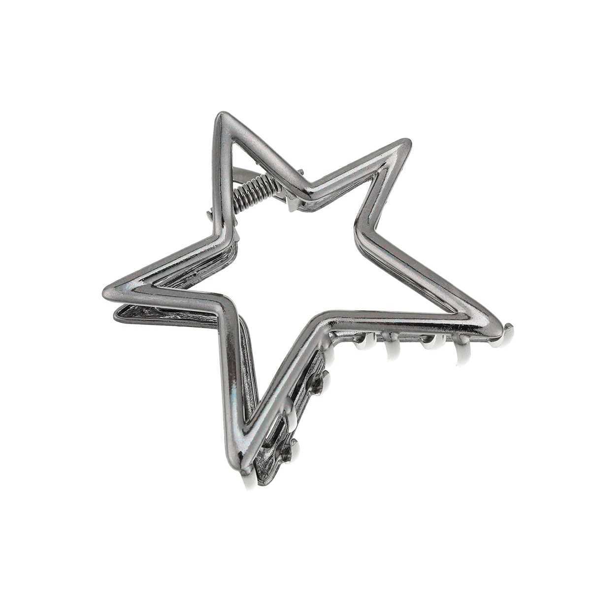 AWAYTR Harajuku Hollow Star Pentagram Star Hair Claws Sweet Cool Charm Trend Hair Clip for Women Y2k Hair Accessories Z250707