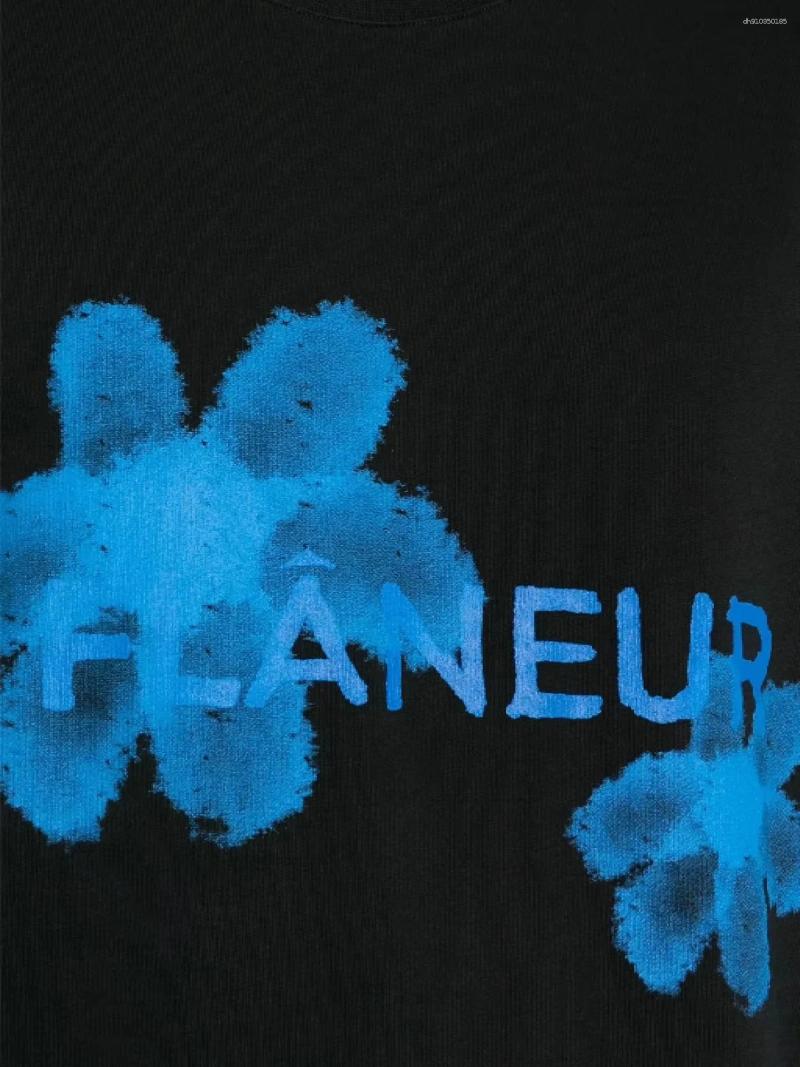Men's T Shirts Summer Flaneur Homme Floral Graphic Brand Pattern Printed T-shirts Luxury Pure Breathable Comfortable And Loose Top For Men And Wo