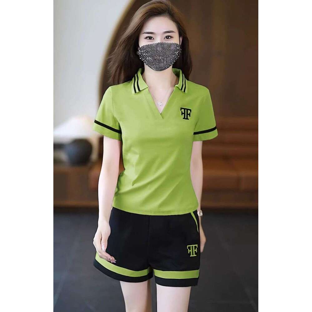 Summer New Fashion Commuting Casual Stylish Two-Piece Set For Women B5