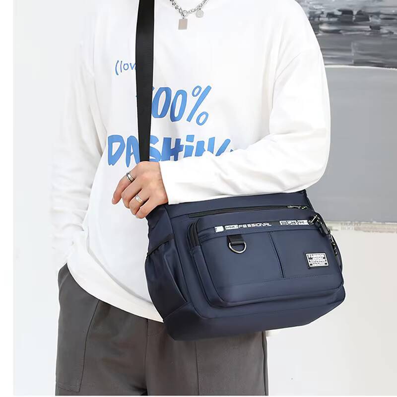 Mens Messenger Bag Crossbody Shoulder Bags Men Small Sling Pack For Work Waterproof Oxford Packs Satchel Purse ddmynov