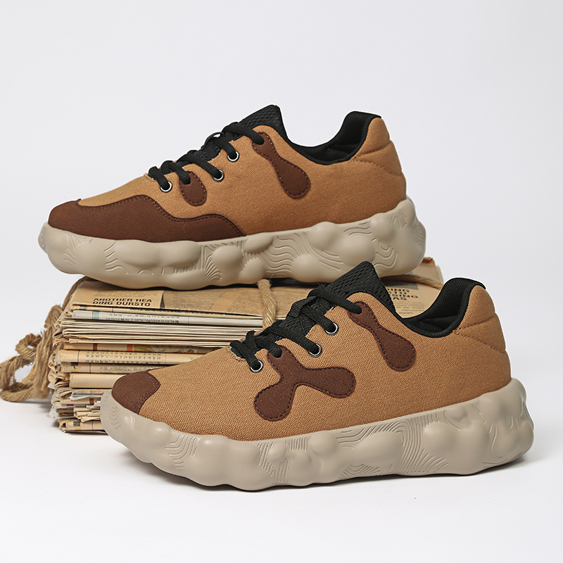 Painted travel shoes, ugly-cute shoes, bubble shoes, fashionable height-increasing thick-soled dad shoes