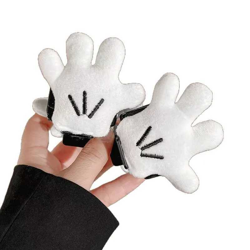Cute Mickey Palm Hair Claw Clips For Women Creative Hairclips Girls Mickey Hand Hairpin Small Funny Claw Clip Hair Accessories Z250707