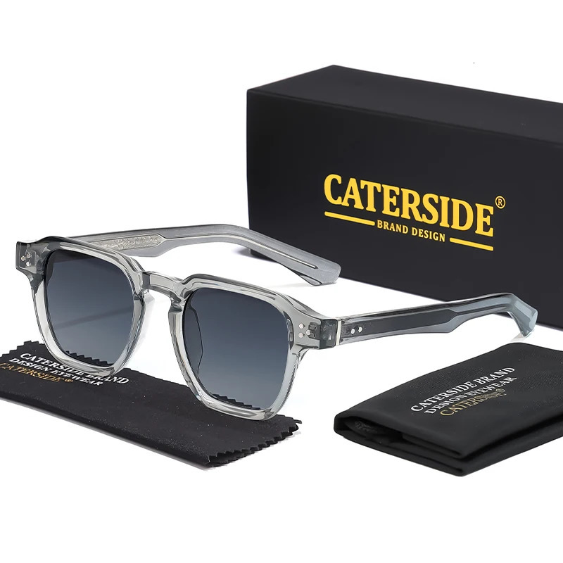 CATERSIDE Classic Square Sunglasses Men Core Insert Temple y Sun Glasses Women Travel Beach Party Festival Gifts 250707