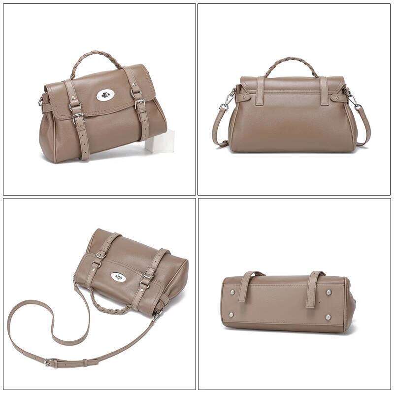 Women's Cowhide Genuine Leather Shoulder Bags Ladies Soft Fashion Design Bag Female Tote Handbag High Quality New