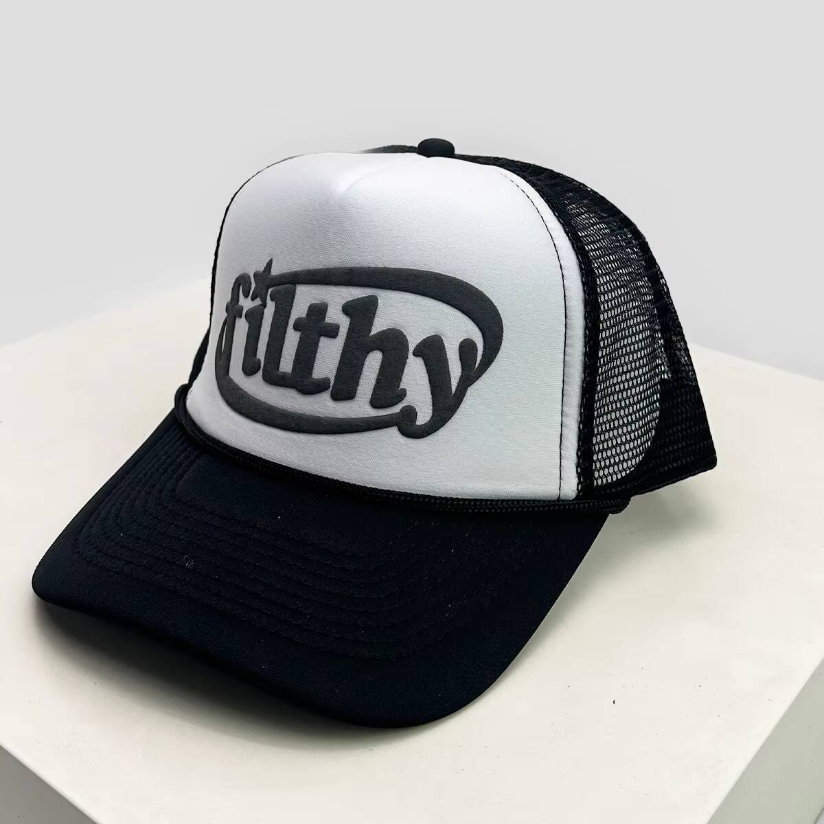 New Unisex filthy Letters Baseball Hats Sunshade Color Block Breathable Personal Trucker Caps Versatile Mesh Fashion ddmythur