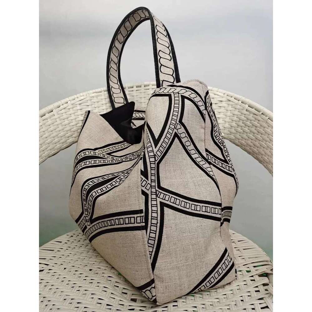 Free shipping designer bag Luxury bag 2025 Super Popular Pony Totem Thickened Linen Fabric Large Capacity Canvas Single Shoulder Tote Bag Casual Handb