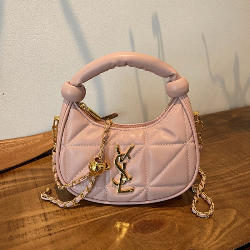 Designer High-End Small for Women 2025 New Korean Fashion Quilted Chain Versatile Shoulder Crossbody Light Luxury Women's Bag