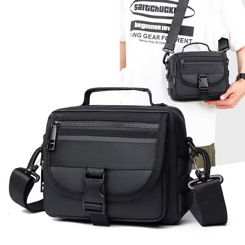 2025New Fashion Large Capacity Single Shoulder Crossbody Bag Men, Waterproof Messenger bag for Travel and Outdoor Activities ddmynov