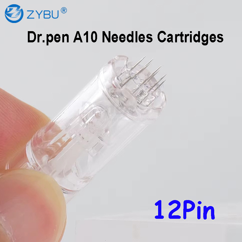 Nano-Derma Treatment Tool Kit Cartridges : Replaceable 12/24/36/42 Pin DrPen Needles (A10 Model) 50 Pcs
