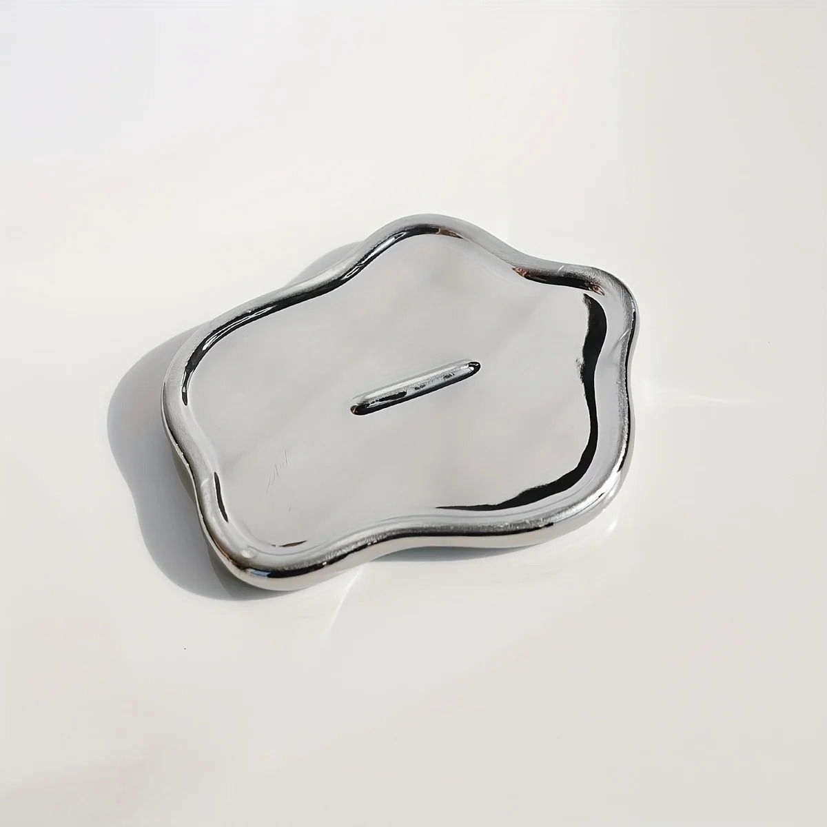 1pv Ceramic Jewelry Tray Cloud Shape Trinket Dish Vanity Organizer Tray For Jewelry Ring Trinket Dish Key Tray Jewelry Holder 250702