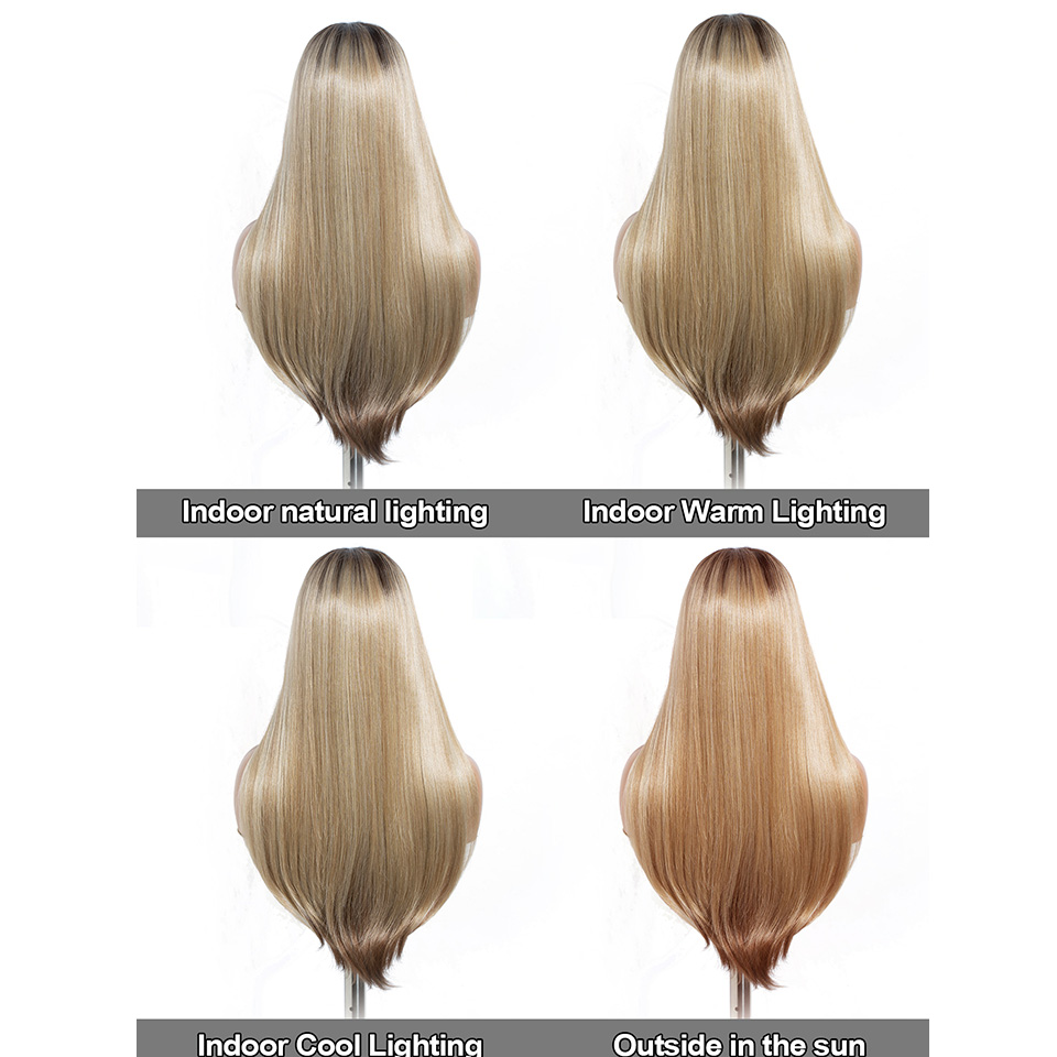 Rebecca Fashion Front High-definition T Lace Synthetic Fiber Wig High Temperature Resistant Wire 13*4*1 Lace Bangs Daily Party For Women