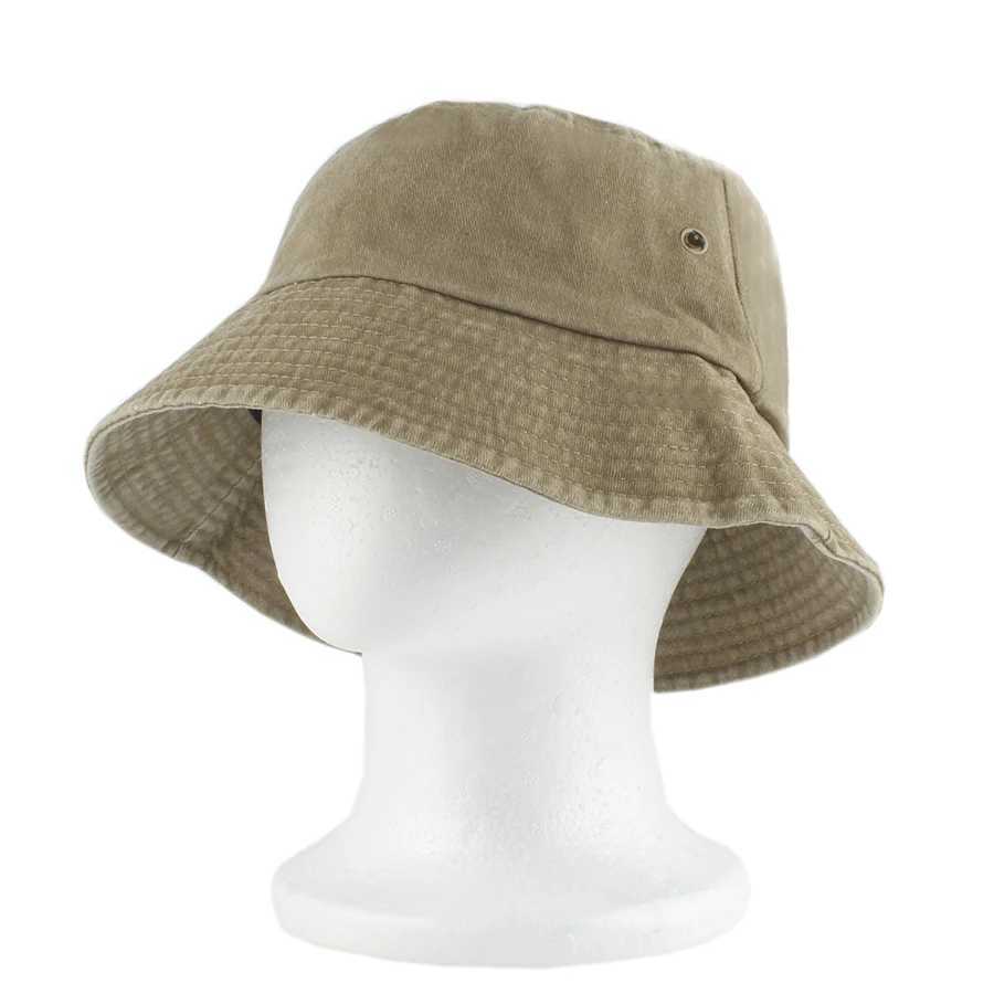 Parent-Child Summer Bucket Hat Kids Vintage Washed Denim UV Protection Sun Hats Panama Girls Boys Outdoor Cotton Caps Adult Y250707